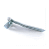 228mm Zinc-Plated Steel Rear Door Hinge for Trucks