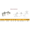 Medium Guide Bracket – Compact & Reliable Gate Guide