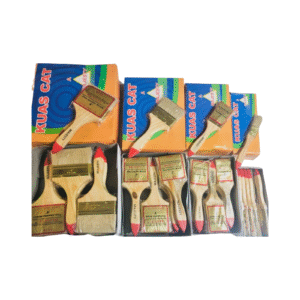 1"-4" Wooden Pure Bristle Fiberglass Resin Paint Brush