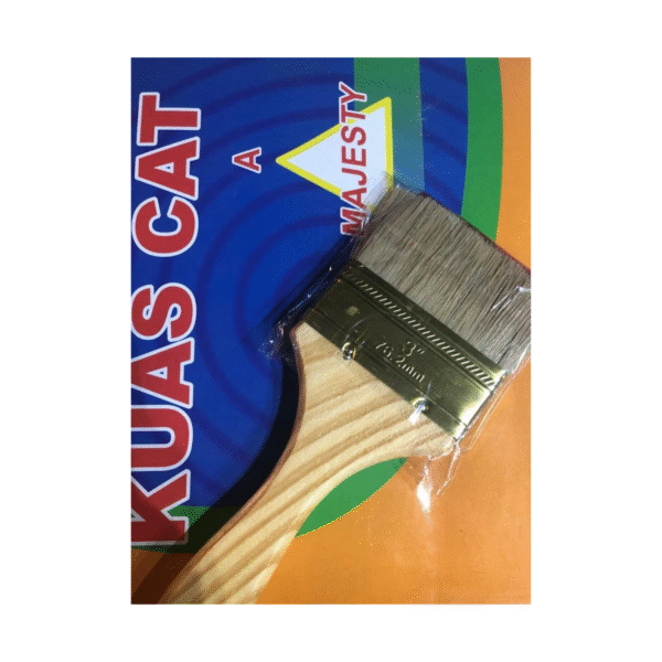 1"-4" Wooden Pure Bristle Fiberglass Resin Paint Brush