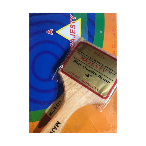 1"-4" Wooden Pure Bristle Fiberglass Resin Paint Brush