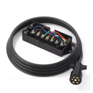 USA 7-Way Plug RV/Truck Towing Wire Harness & Junction