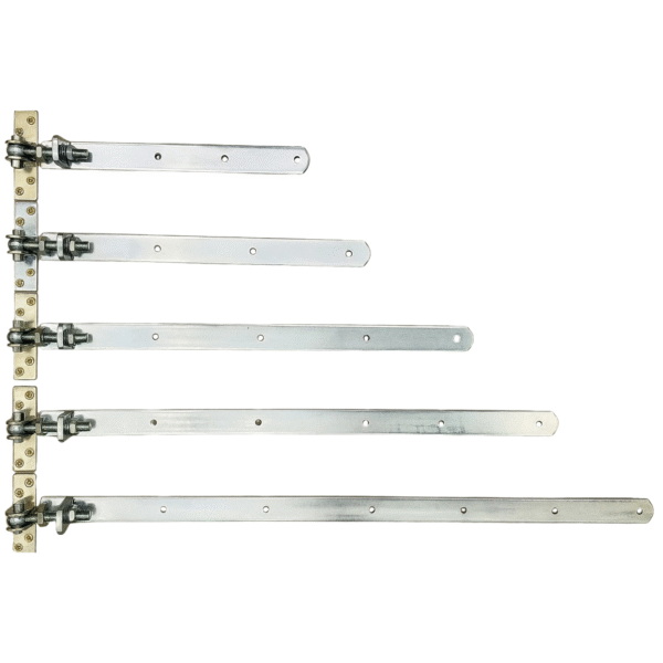 Adjustable Heavy-Duty Zinc-Plated Gate Hinges