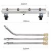 Car Pressure Washer Undercarriage Cleaner 4000 PSI Kit