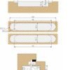 Heavy-Duty Invisible Door Hinge – 180° Adjustable