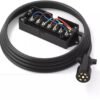 USA 7-Way Plug RV/Truck Towing Wire Harness & Junction