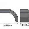 Wide Trailer Mudguards – Pair for 20.5x8x10 Tyres
